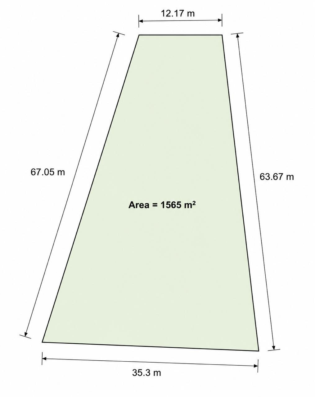 roumieh-land-lot-4650-dimensions-zoning-1565sqm-Scaled Technical dimensions and zoning sheet for Roumieh land lot 4650 showing 1,565 sqm total area and CM 25/50 zoning Scaled